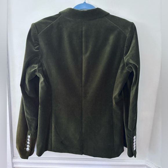 Veronica Beard green velvet jacket - beyond gorgeous - Picture 4 of 4